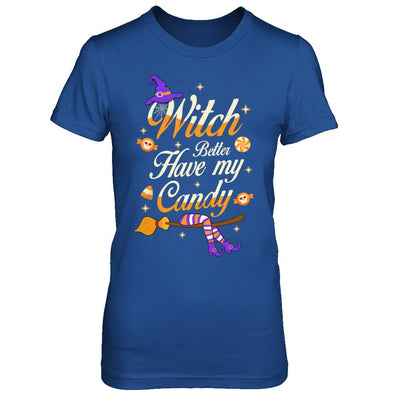 Costume Halloween Witch Better Have My Candy-T-Shirt & Hoodie-Women's T-Shirt-Royal