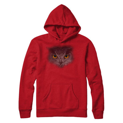 Cool Owl Happy Halloween-T-Shirt & Sweatshirt-Pullover Hoodie-Red