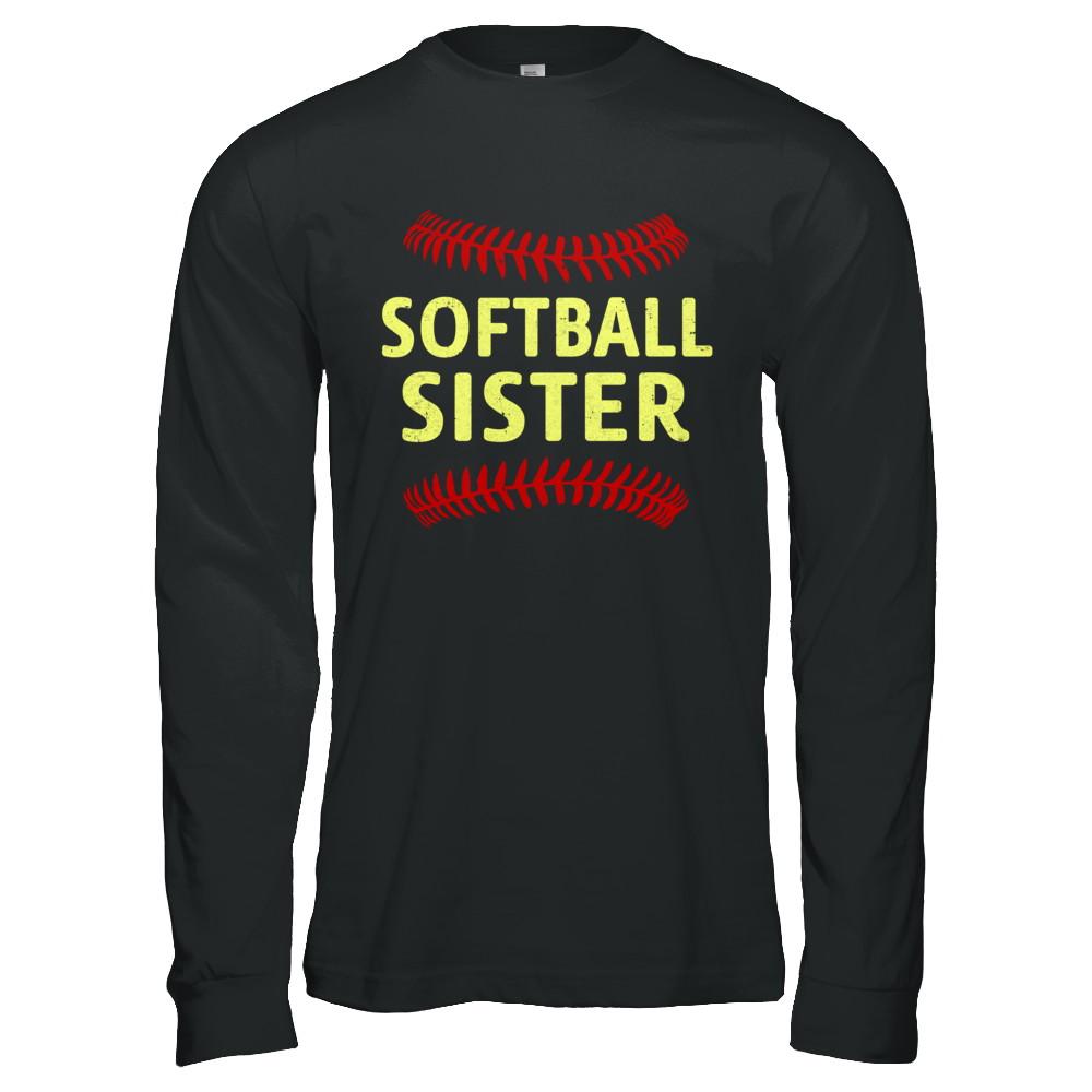 Softball Sister-T-Shirt & Hoodie-