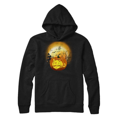 Pumpkin Chinchilla Halloween Human Costume-T-Shirt & Hoodie-Pullover Hoodie-Black