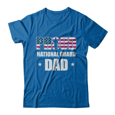 Proud National Guard Dad Veteran Fathers Day-T-Shirt & Hoodie-Classic T-Shirt-Royal