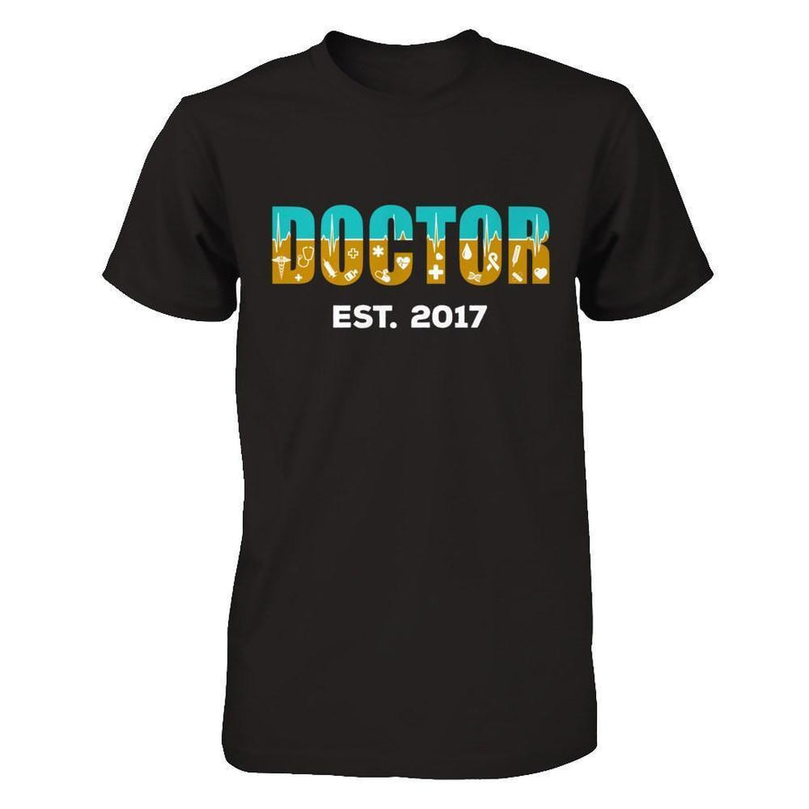 Medical School Graduation Doctor 2017-T-Shirt & Hoodie-Premium T-Shirt-Black