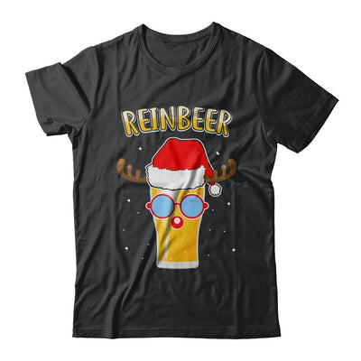 Funny Christmas Gift Beer Reindeer Lovers Reinbeer-T-Shirt & Sweatshirt-Classic T-Shirt-Black