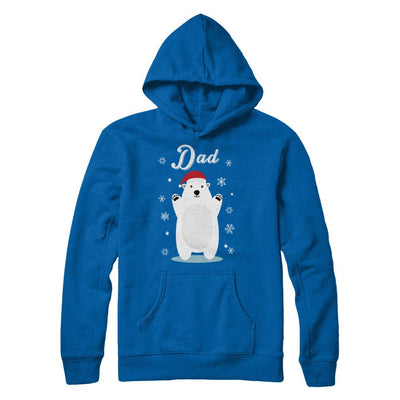 Dad Bear Christmas Santa Pajamas-T-Shirt & Sweatshirt-Pullover Hoodie-Royal