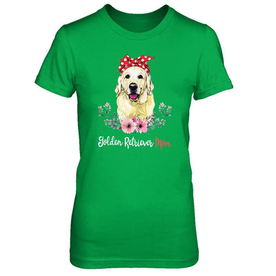Golden Retriever Mom Gift For Women Dog Lover-T-Shirt & Hoodie-Women's T-Shirt-Irish Green