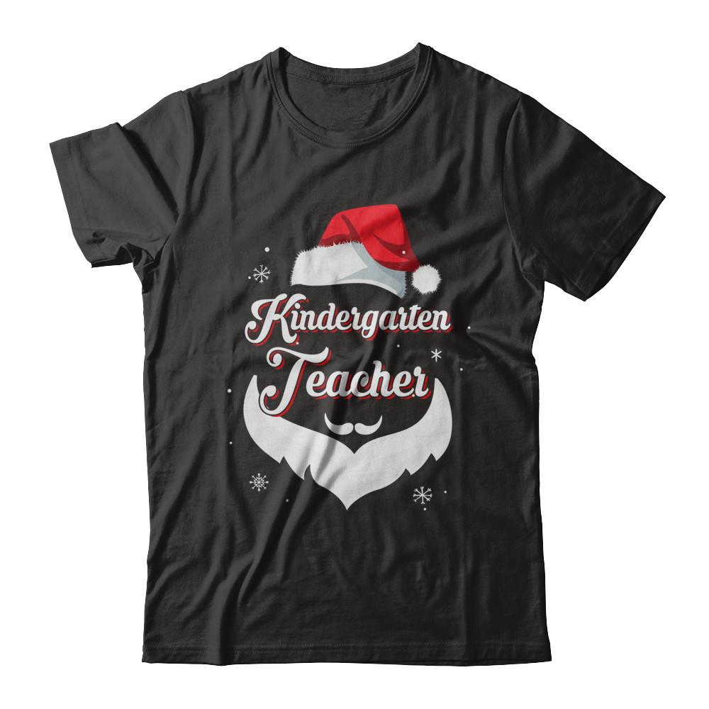 Kindergarten Teacher Claus Matching Christmas Santa-T-Shirt & Sweatshirt-Premium T-Shirt-Black