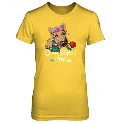 German Shepherd Mom Funny Dog Mom Gift Idea-T-Shirt & Tank Top-Women's T-Shirt-Daisy