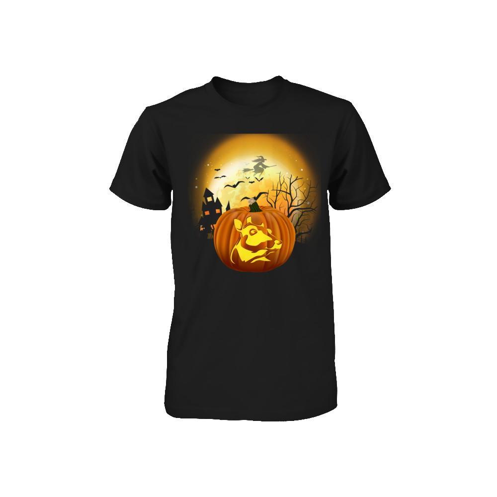 Pumpkin Cow Halloween Human Costume Youth-Youth Shirt-Toddler T-Shirt-Black