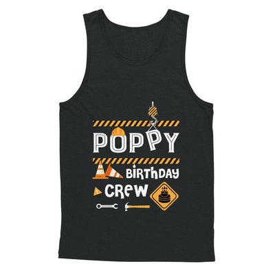 Poppy Birthday Crew Construction Birthday Party Gift-T-Shirt & Hoodie-Unisex Tank-Black