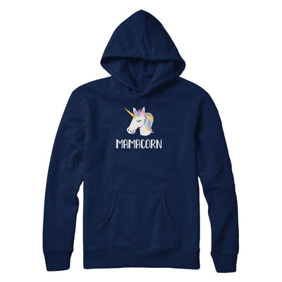 Unicorn Mom And Baby Mamacorn Mama Mother Day Gift-T-Shirt & Tank Top-Pullover Hoodie-Navy