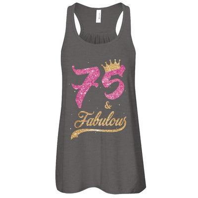 75 And Fabulous 1946 75th Birthday Gift-T-Shirt & Tank Top-