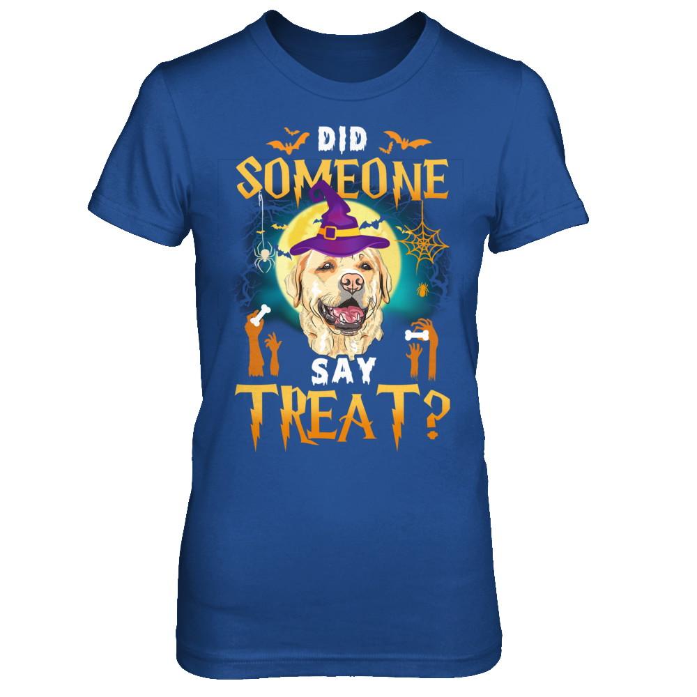 Did Someone Say Treat Labrador Halloween Costume-T-Shirt & Hoodie-Women's T-Shirt-Royal