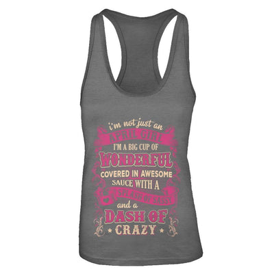 I'm Not Just An April Girl Birthday Gifts-T-Shirt & Tank Top-Women's Ideal Racerback Tank-Dark Grey