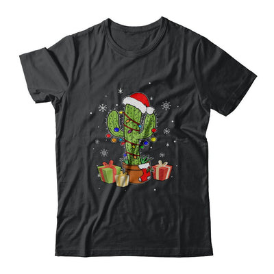Merry Christmas Succulent Plants Christmas Cactus-T-Shirt & Sweatshirt-Classic T-Shirt-Black