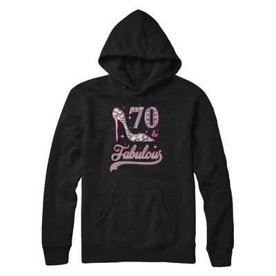 70 And Fabulous 70 Years Old 1951 70th Birthday Gift-T-Shirt & Hoodie-Pullover Hoodie-Black