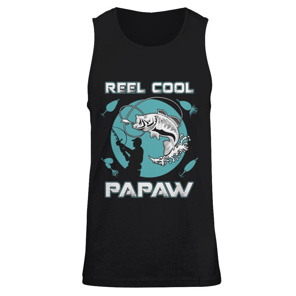 Reel Cool PaPaw-T-Shirt & Hoodie-Unisex Tank-Black