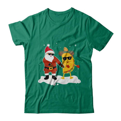 Flossing Santa Claus Taco Christmas Pajamas Gifts-T-Shirt & Sweatshirt-Classic T-Shirt-Kelly Green