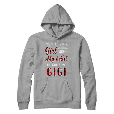 This Girl Who Kinda Stole My Heart He Calls Me Gigi-T-Shirt & Hoodie-Pullover Hoodie-Light Steel