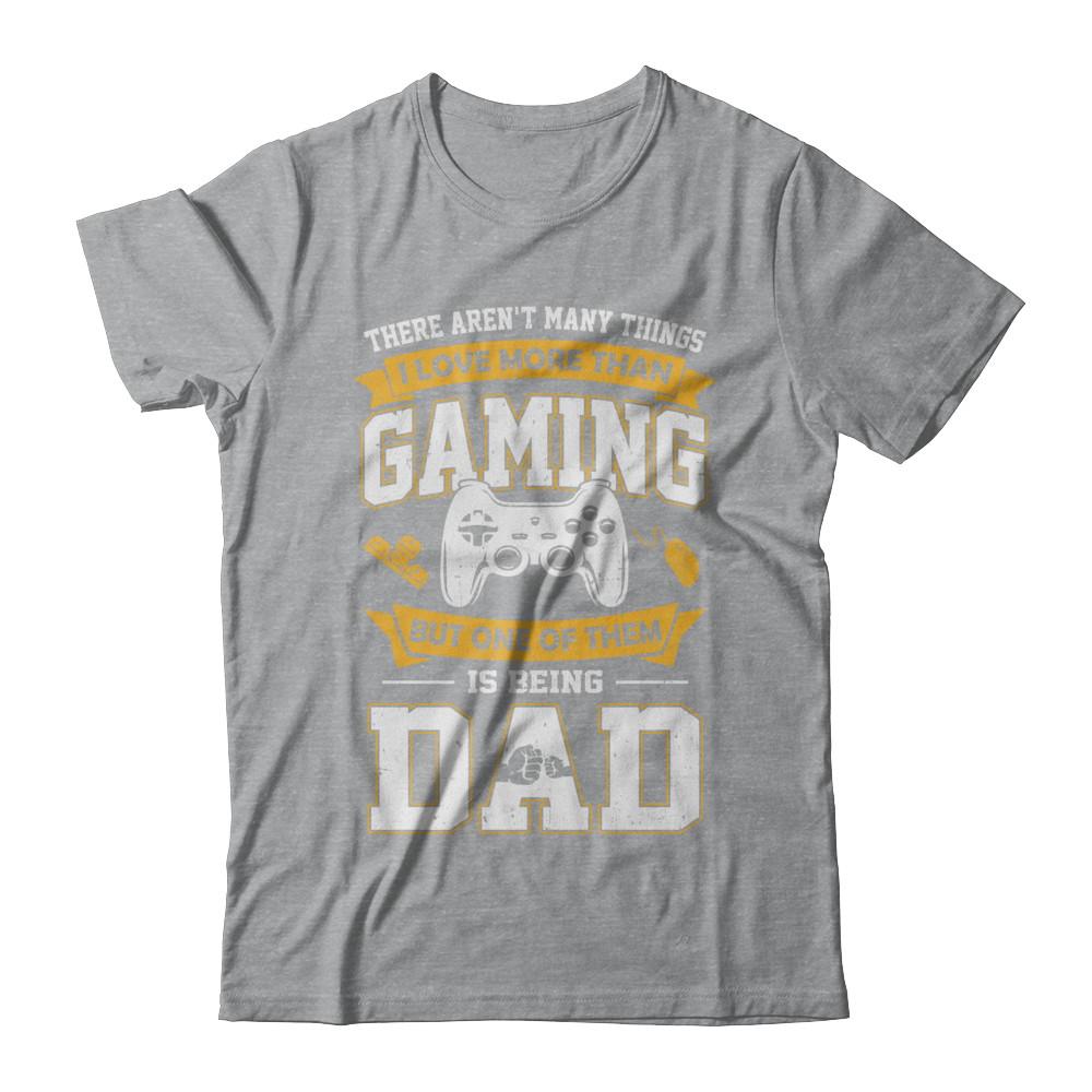 Video Game Gaming Dad Funny Fathers Day Gifts-T-Shirt & Hoodie-Classic T-Shirt-Sport Grey