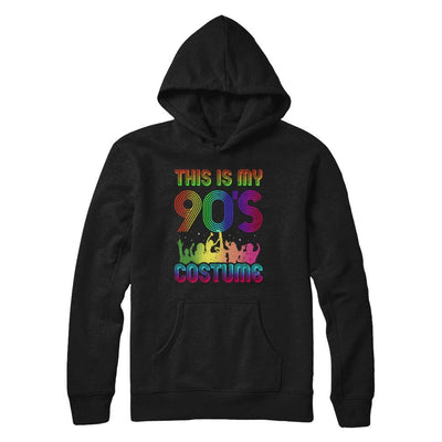 This Is My 90s Costume Halloween 1990s Gift-T-Shirt & Hoodie-Pullover Hoodie-Black