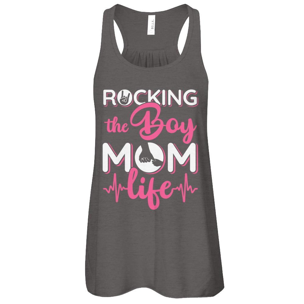 Rocking The Boy Mom Life-T-Shirt & Tank Top-