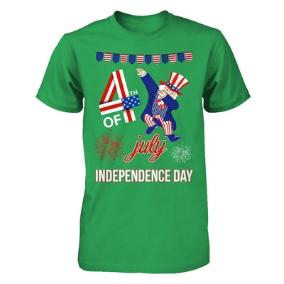 Funny Dabbing Uncle Independence Day 4Th Of July-T-Shirt & Hoodie-Premium T-Shirt-Kelly Green