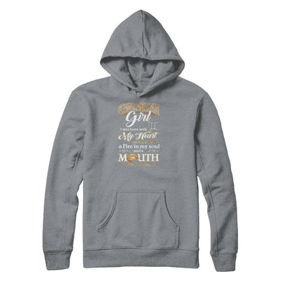 I'm A Gemini Girl Lipstick May June Funny Zodiac Birthday-T-Shirt & Tank Top-Pullover Hoodie-Light Steel
