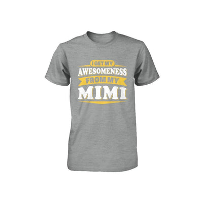 I Get My Awesomeness From My Mimi Youth-Youth Shirt-Toddler T-Shirt-Heather