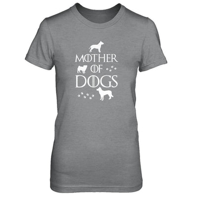 Mother Of Dogs Dog Lover-T-Shirt & Tank Top-Women's T-Shirt-Sport Grey