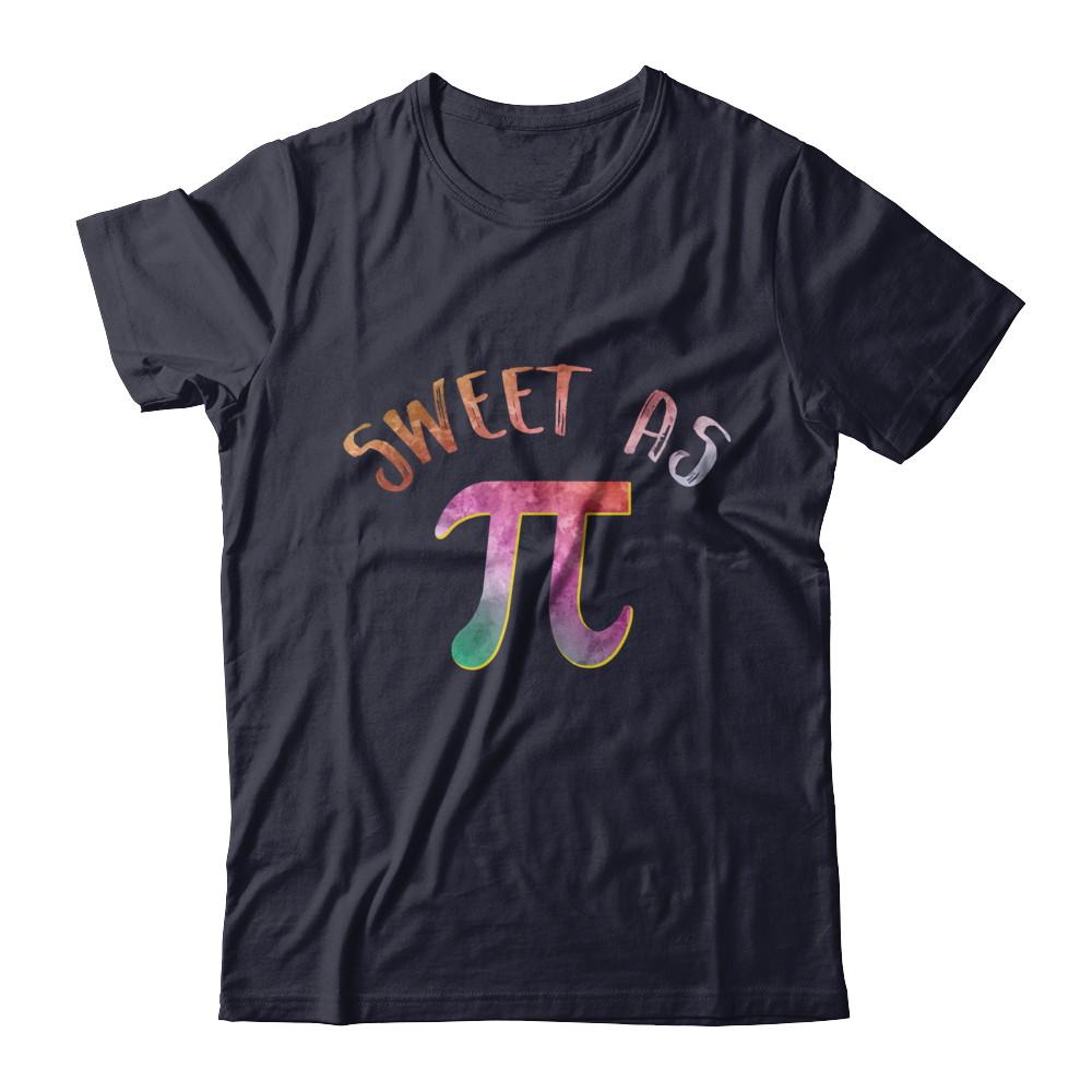 Sweet As Pi Day Teacher 3.14 Funny Math-T-Shirt & Hoodie-Premium T-Shirt-Midnight Navy