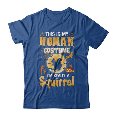 Funny Squirrel Human Costume Halloween-T-Shirt & Hoodie-Classic T-Shirt-Royal