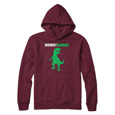 Mommysarus Funny Dinosaur First Time Mom Mothers Day-T-Shirt & Hoodie-Hanes - Heavyweight Pullover Hoodie-Maroon
