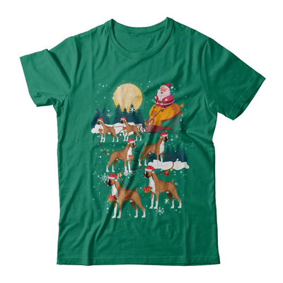 Dog Reindeer Boxer Christmas Gift-T-Shirt & Sweatshirt-Classic T-Shirt-Kelly Green