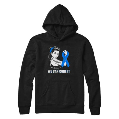 Colon Cancer Awareness Survivor We Can Cure It-T-Shirt & Hoodie-Pullover Hoodie-Black