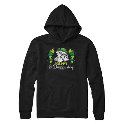 Happy St Doggy's Day Saint Patrick's Day Dog-T-Shirt & Hoodie-Pullover Hoodie-Black