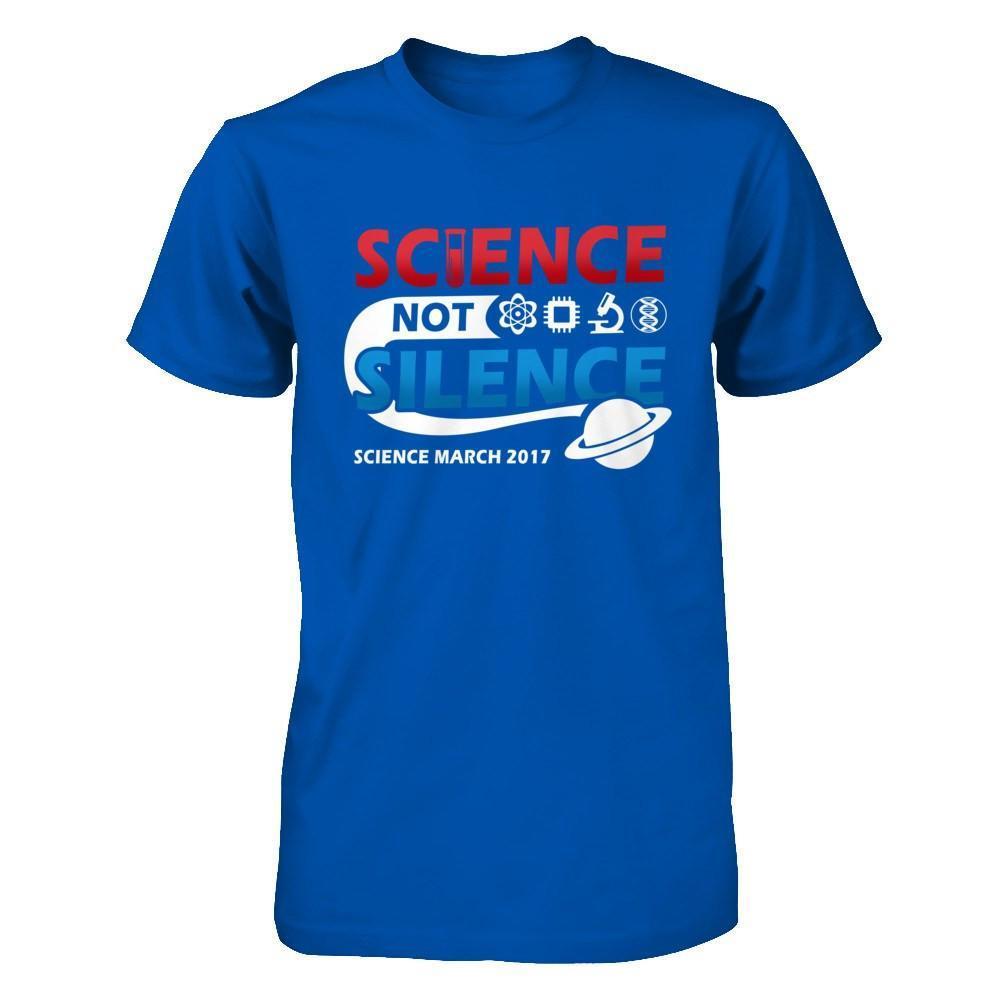 Science Not Silence March Science Earth Day 2017-T-Shirt & Hoodie-Premium T-Shirt-Royal