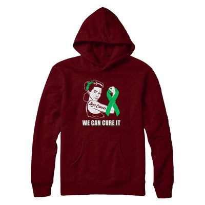 Liver Cancer Awareness Survivor We Can Cure It-T-Shirt & Hoodie-Pullover Hoodie-Maroon