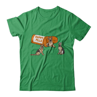 German Shepherd Happy Pills-T-Shirt & Hoodie-Premium T-Shirt-Kelly Green