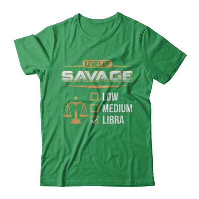 Level Of Savage Libra-T-Shirt & Hoodie-Premium T-Shirt-Kelly Green