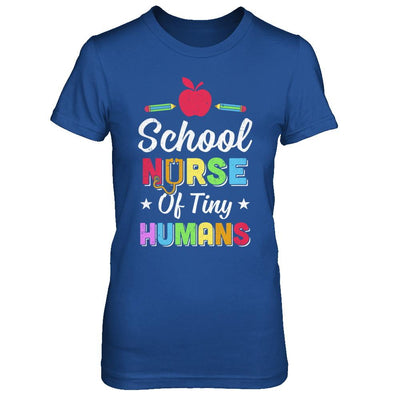 School Nurse Of Tiny Humans-T-Shirt & Hoodie-Women's T-Shirt-Royal