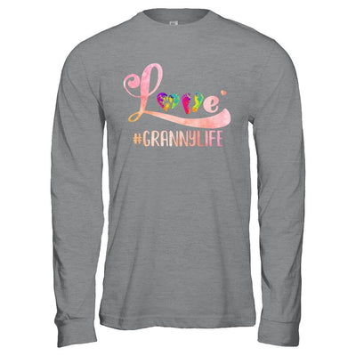 Love Grannylife Granny-T-Shirt & Hoodie-Long Sleeve T-Shirt-Sport Grey