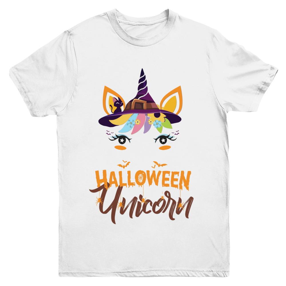 Halloween Costume Unicorn Witch Bats Youth