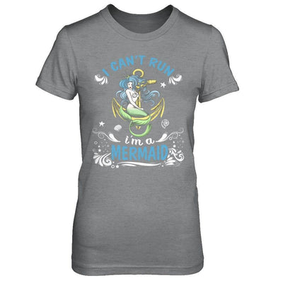 I Can't Run I'm A Mermaid-T-Shirt & Hoodie-Women's T-Shirt-Sport Grey