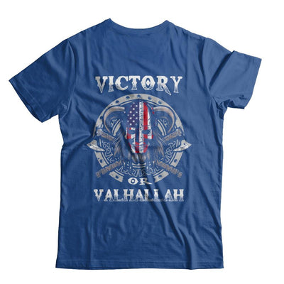 American US Flag Victory or Valhalla Viking-T-Shirt & Hoodie-Classic T-Shirt-Royal