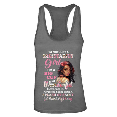 I'm Not Just A Sagittarius Girl November December Birthday Gifts-T-Shirt & Tank Top-Women's Ideal Racerback Tank-Dark Grey