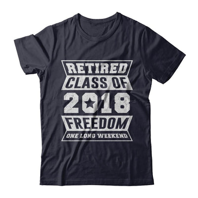Retired 2018 Funny Retirement-T-Shirt & Hoodie-Premium T-Shirt-Midnight Navy