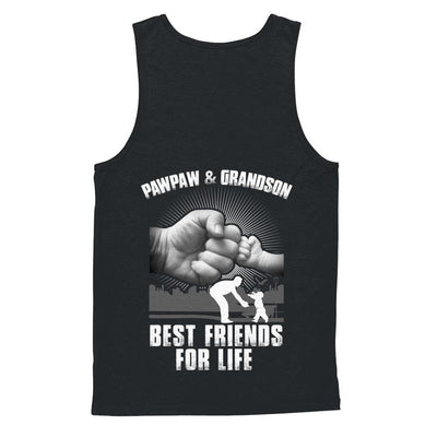 Pawpaw And Grandson Best Friends For Life-T-Shirt & Hoodie-Unisex Tank-Black