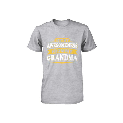 I Get My Awesomeness From My Grandma Youth-Youth Shirt-Youth T-Shirt-Athletic Heather