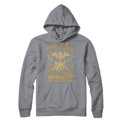 Viking I Am The Man Of The Norse I Fear Odin And My Wife-T-Shirt & Hoodie-Pullover Hoodie-Light Steel