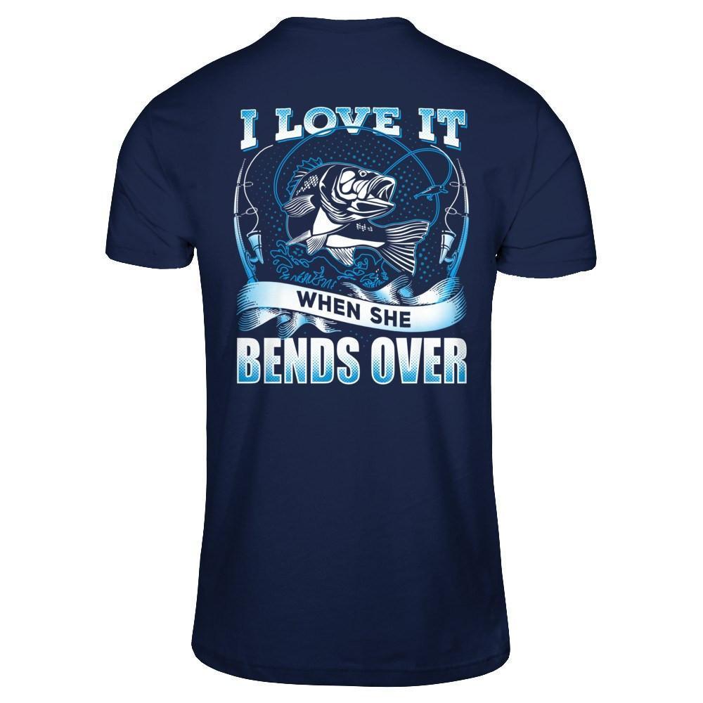 I Love It When She Bends-T-Shirt & Hoodie-Classic T-Shirt-Navy